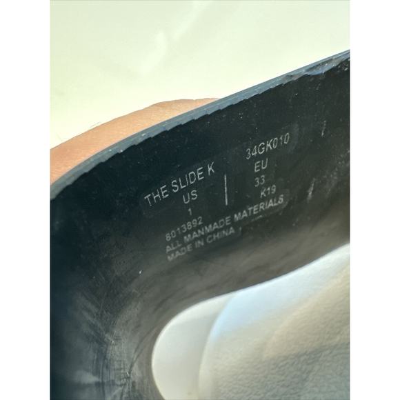 GOATS Black/White Comfortable Slip On Slide Sz Kids 1Y EU 33 New Nordstrom - Picture 4 of 6